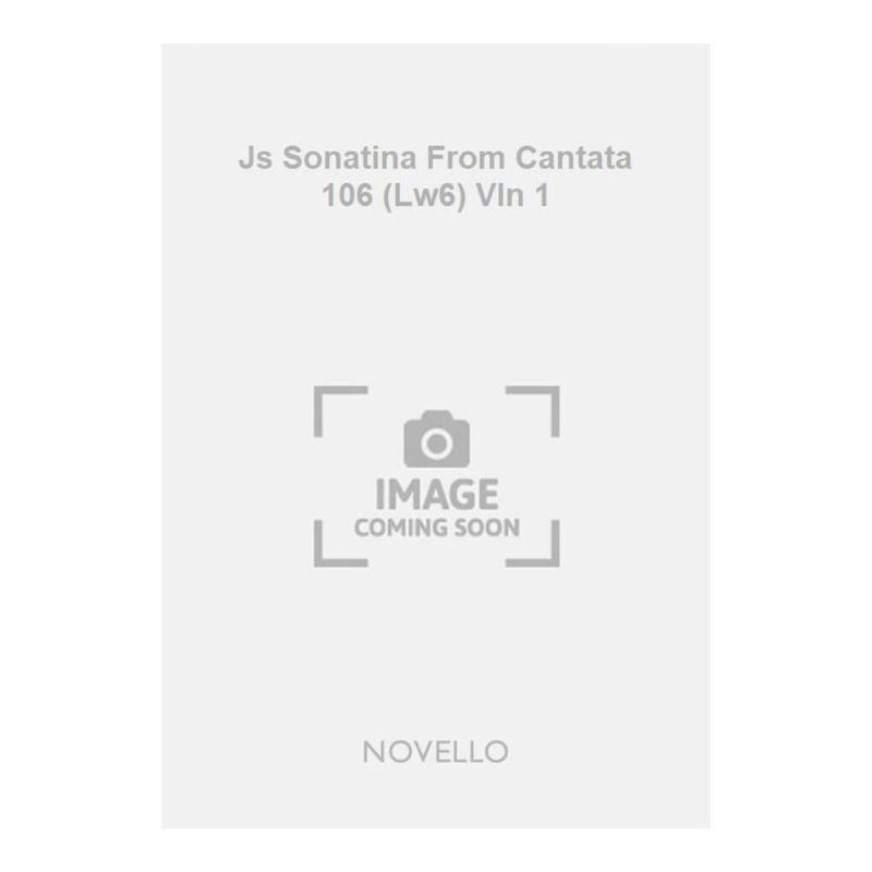 Bach, Johann Sebastian - Js Sonatina From Cantata 106 (Lw6) Vln 1