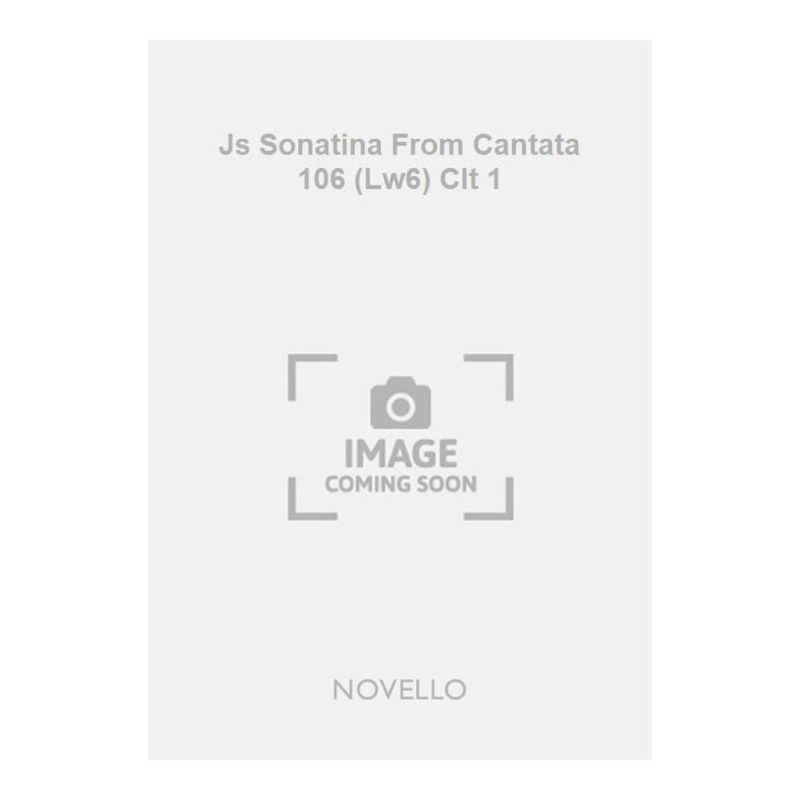 Bach, Johann Sebastian - Js Sonatina From Cantata 106 (Lw6) Clt 1