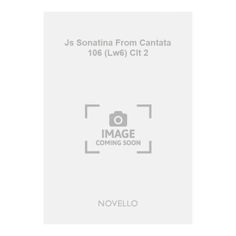 Bach, Johann Sebastian - Js Sonatina From Cantata 106 (Lw6) Clt 2