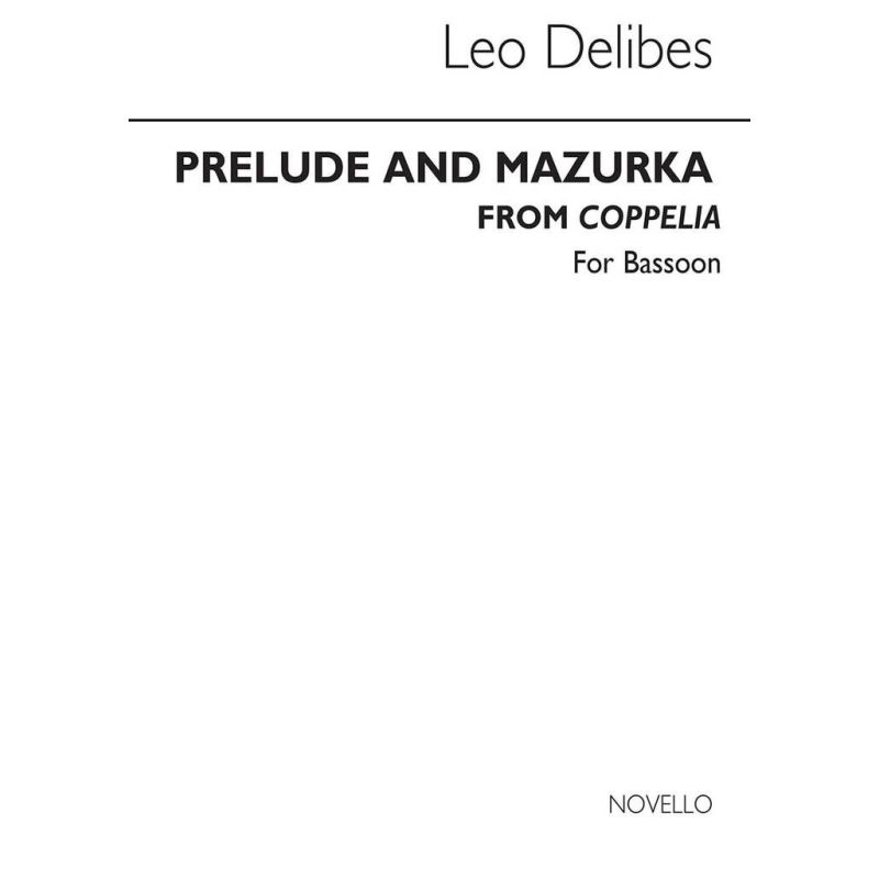 Delibes, Léo - Prelude & Mazurka (Cobb) Bsn