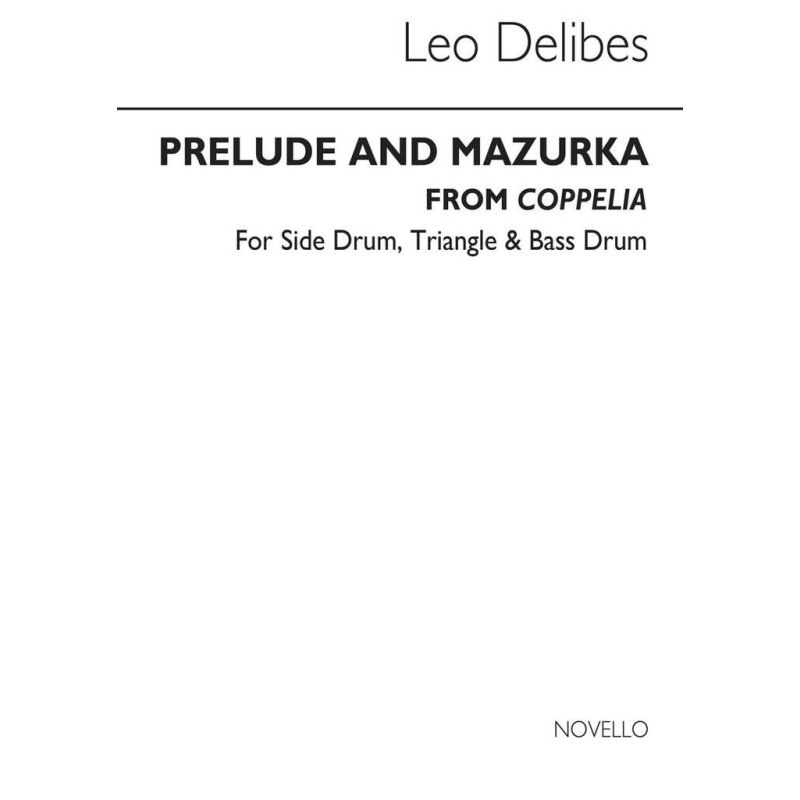 Delibes, Léo - Prelude & Mazurka (Cobb) Perc