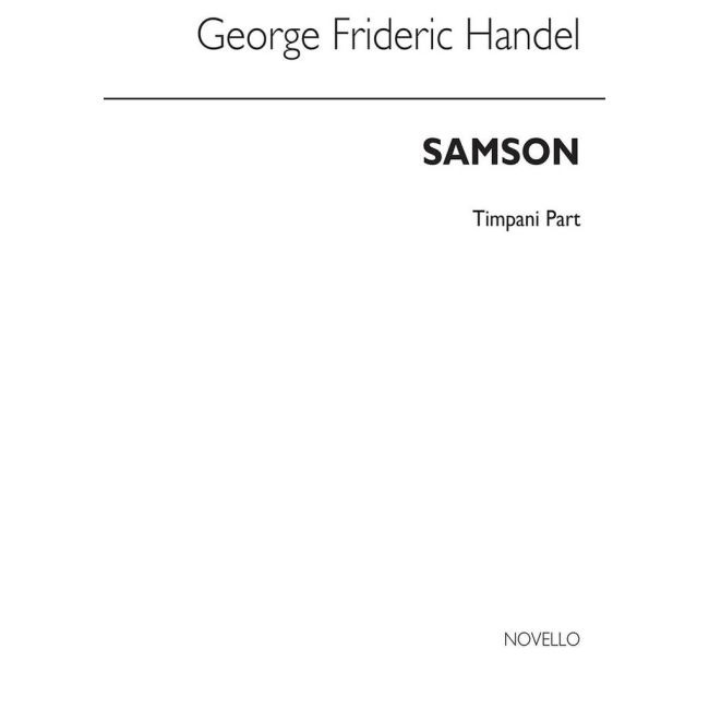 Händel, Georg Friedrich - Samson (Timpani Part)
