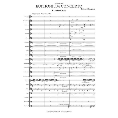 Gregson, Edward - Euphonium Concerto