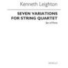 Leighton, Kenneth - Seven Variations For String Quartet Op.43 (Parts)