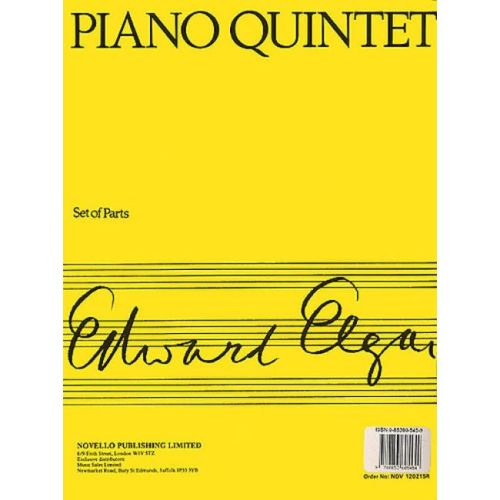 Elgar, Edward - Piano Quintet Op.84
