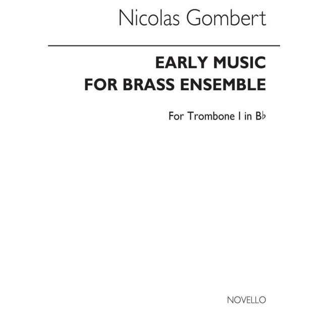 Lawson - Early Music For Brass Ensemble Tbn 1 Tc