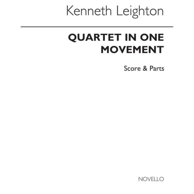 Leighton, Kenneth - Piano Quartet In One Movement