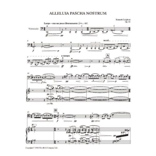 Leighton, Kenneth - Alleluia Pascha Nostrum