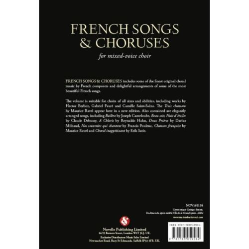 French Songs And Choruses For Mixed-Voice Choir