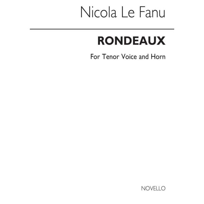 LeFanu, Nicola - Rondeaux for Tenor and Horn