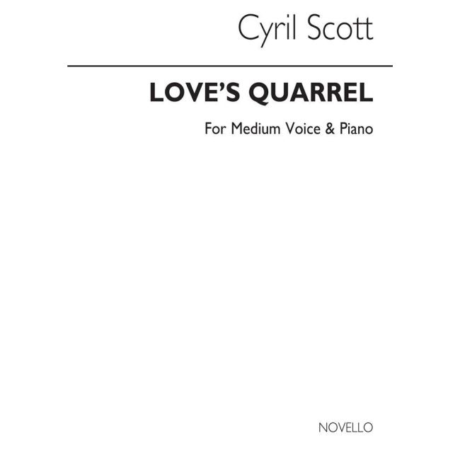Scott, Cyril - Love's Quarrel Op55 No.1 (Key-b Flat)