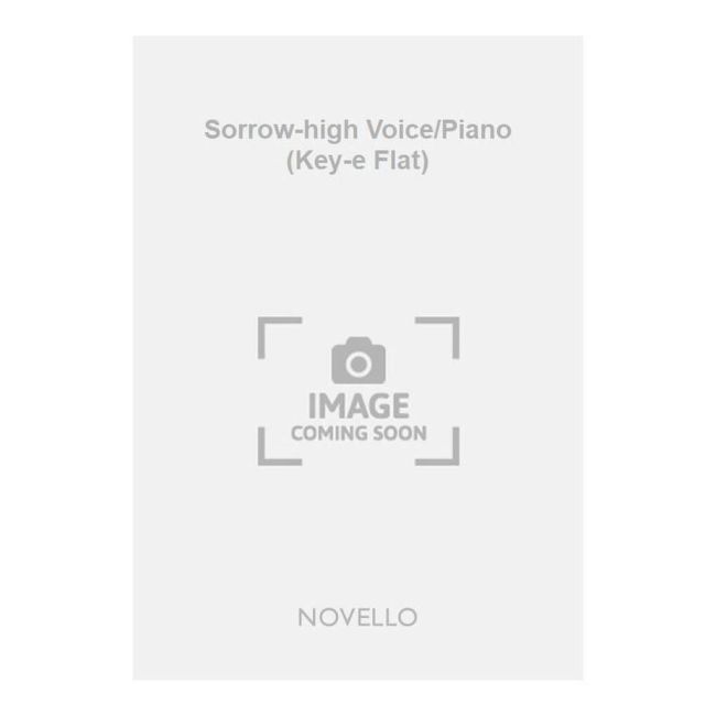 Scott, Cyril - Sorrow-high Voice/Piano (Key-e Flat)