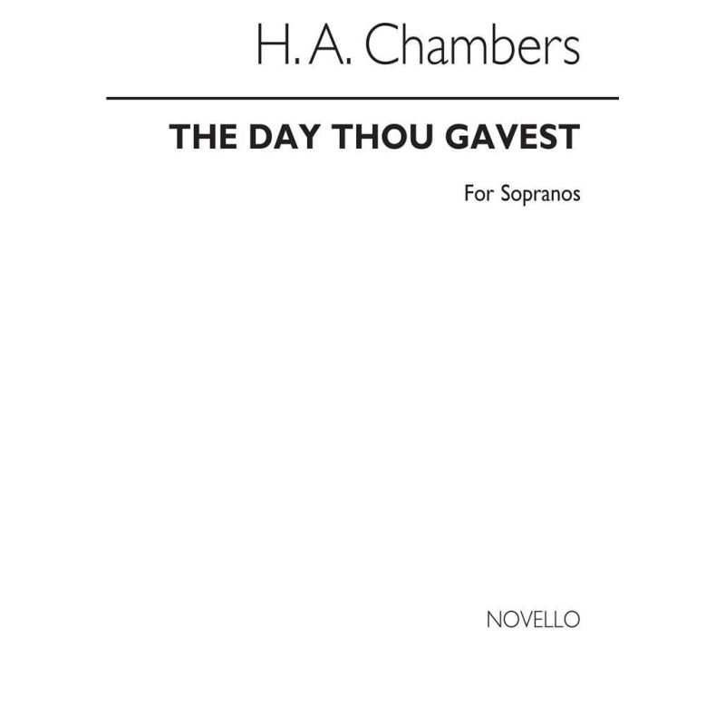 Chambers, H.A. - The Day Thou Gavest - Londonderry Air