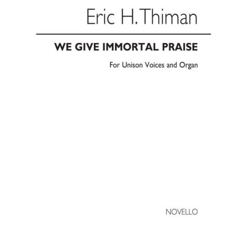 Thiman, Eric - E We Give...