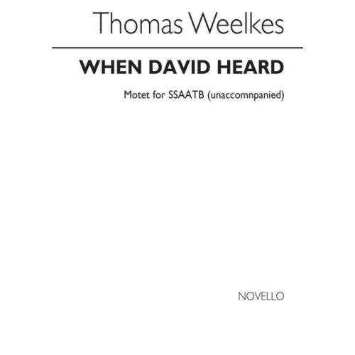 Weelkes, Thomas - T When...