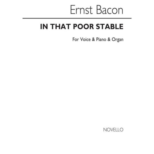 Bacon, Ernst - In That Poor...