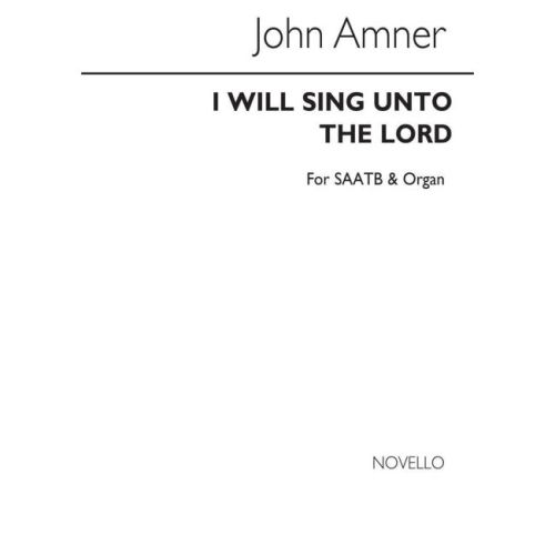 Amner, John - I Will Sing...