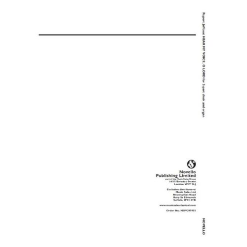 Jeffcoat, Rupert - Hear My Voice, O Lord