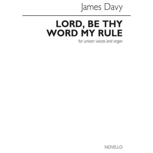 Davy, James - Lord, Be Thy...
