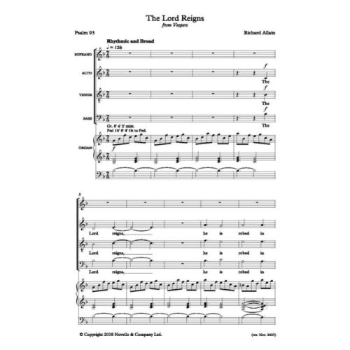 Allain, Richard - The Lord Reigns