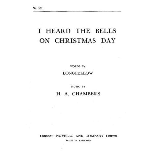 Chambers, H.A. - I Heard...