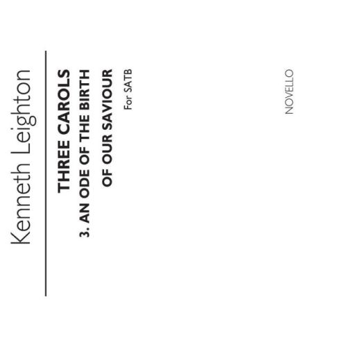Leighton, Kenneth - Ode Of...