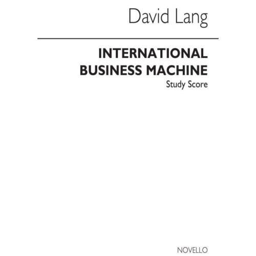 Lang, David - International...