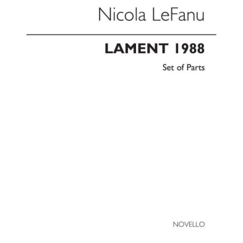 LeFanu, Nicola - Lament...