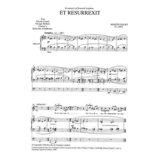 Dalby, Martin - Et Resurrexit