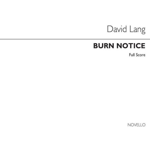 Lang, David - Burn Notice