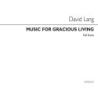 Lang, David - Music For Gracious Living