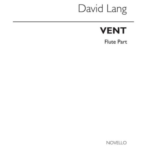 Lang, David - Vent for...