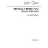 Goss, John - Behold I Bring You Good Tidings