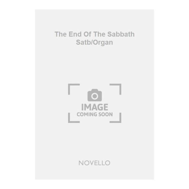 Carnall, Arthur - The End Of The Sabbath Satb/Organ