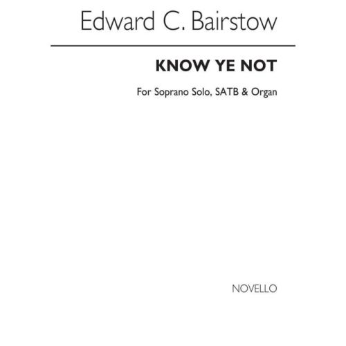 Bairstow, Edward C. - Know...