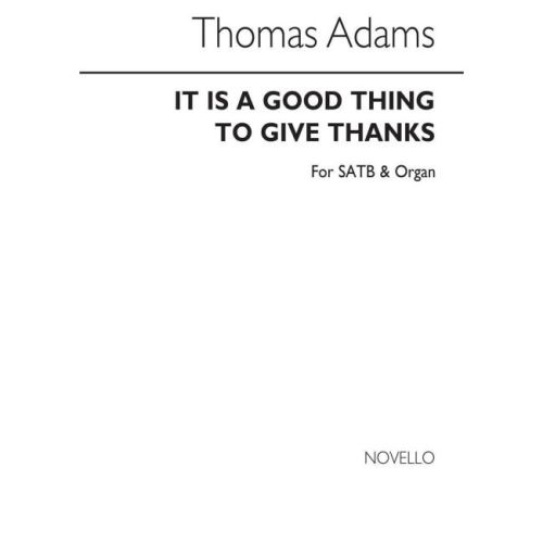 Adams, Thomas - It Is A...