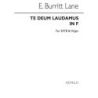 Lane, E. Burritt - Te Deum Laudamus In F Satb/Organ