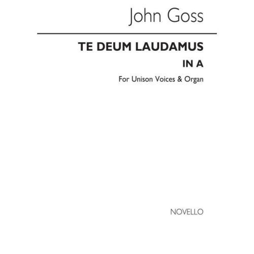 Goss, John - Te Deum...