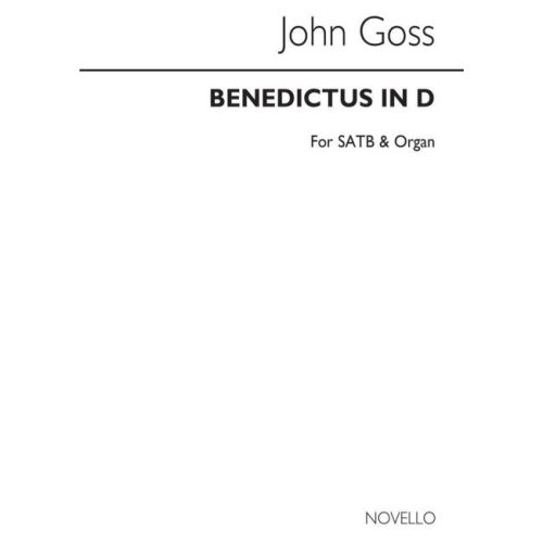 Goss, John - Benedictus in D