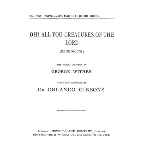 Gibbons, Orlando - Oh! All...