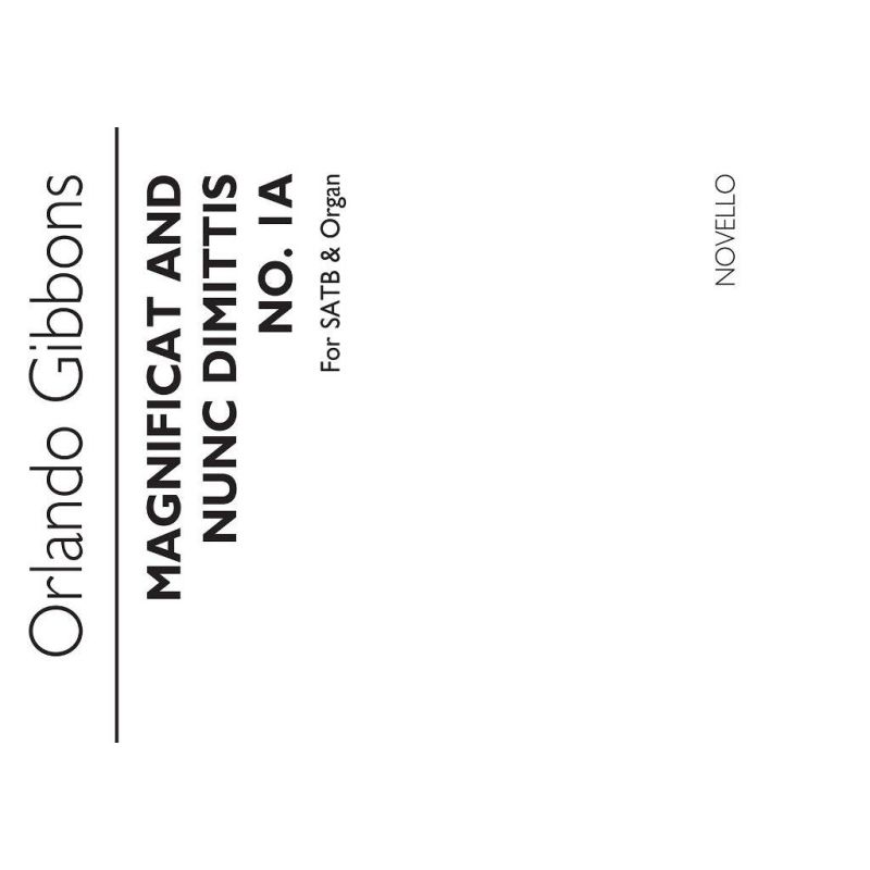 Gibbons, Orlando - Magnificat And Nunc Dimittis