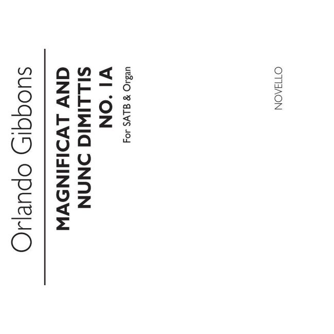 Gibbons, Orlando - Magnificat And Nunc Dimittis