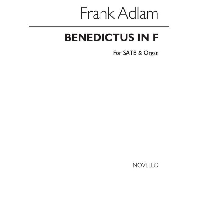 Adlam, Frank - Benedictus In F