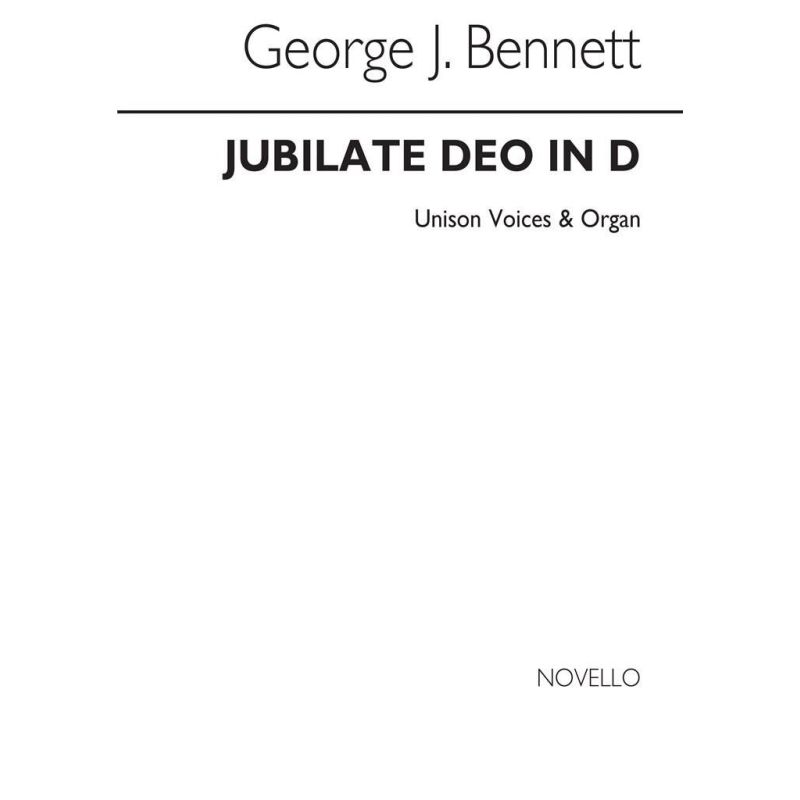 Bennett, George J. - Jubilate Deo Organ