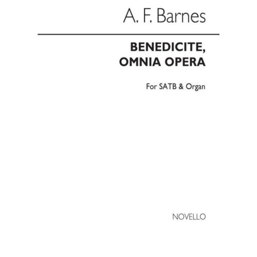 Barnes Benedicite Omnia...