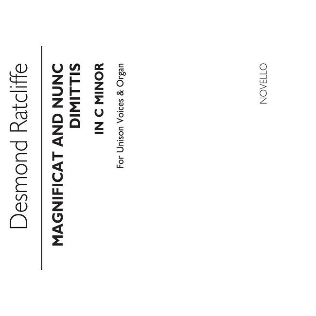 Ratcliffe, Desmond - Magnificat And Nunc Dimittis In C Minor