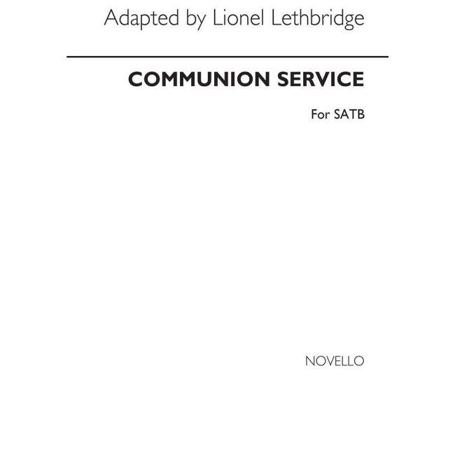 Lethbridge, Lionel - Communion Service