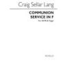 Lang Communion Service In F