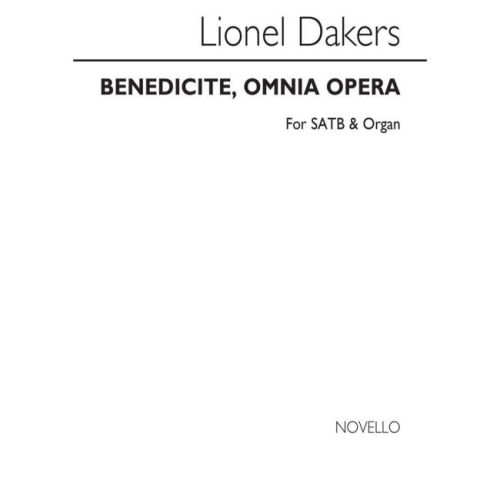 Dakers, Lionel - Benedicite...