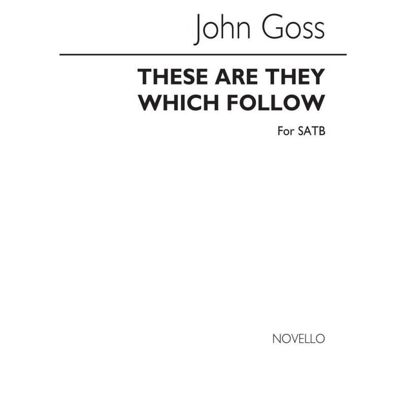 Goss, John - These Are They Which Follow The Lamb